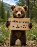 BCE Office Re-opens on July 27.