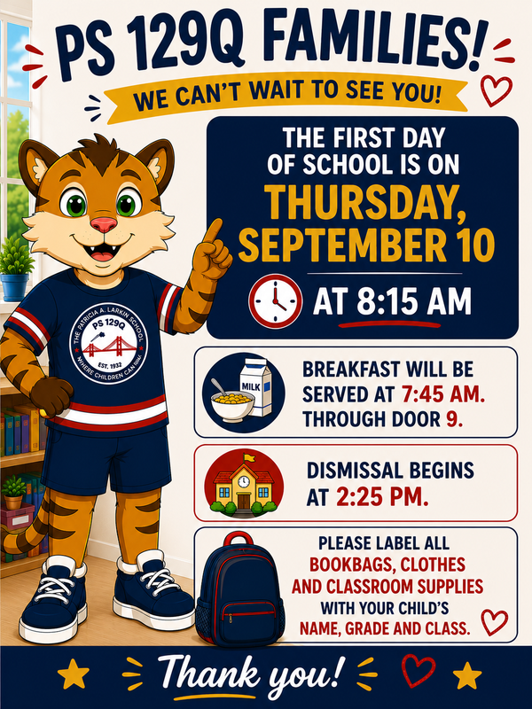 First Day of School Flyer