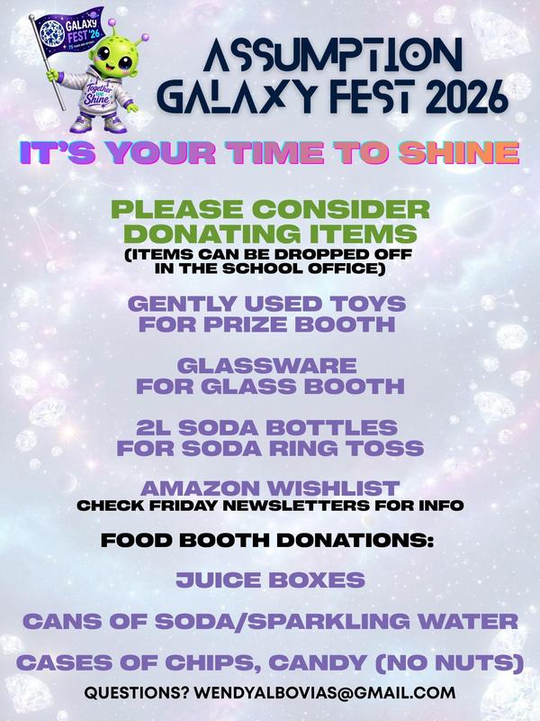 Festival Donation Flyer