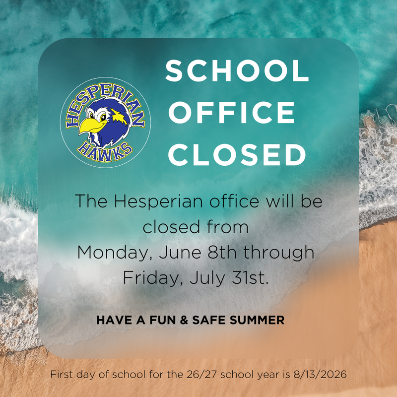 The Office is Closed for the Summer