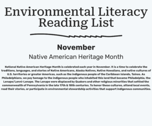 Novemeber Environmental Reading List