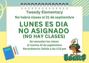 School closed on Sept 21
