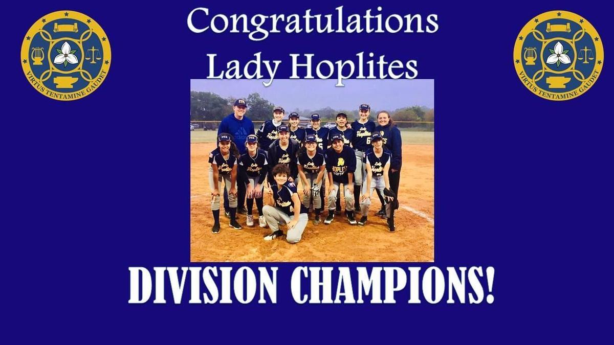 Division Champions Softball