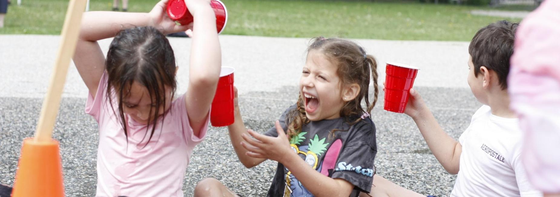 students at field day