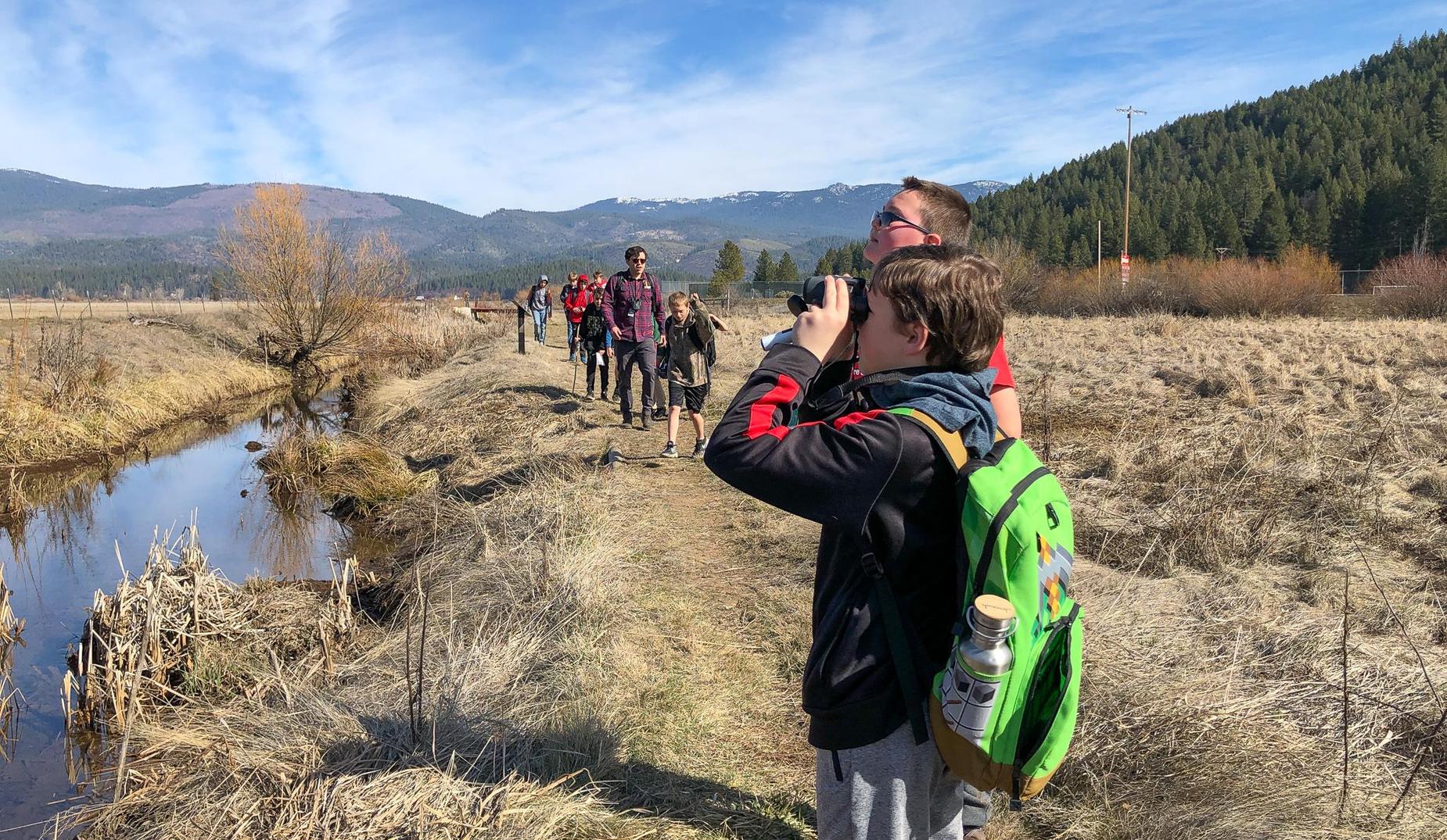 QES Bird Count Day at Learning Landscape