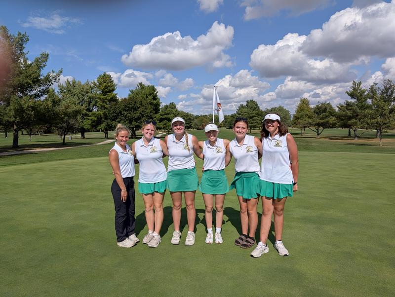 Girls golf team at conference tournament