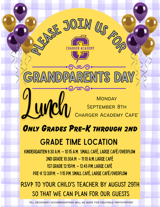 Grandparent's Day Lunch