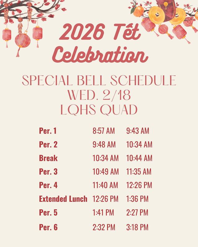 TET Celebration Schedule 2.18.2026 Featured Photo