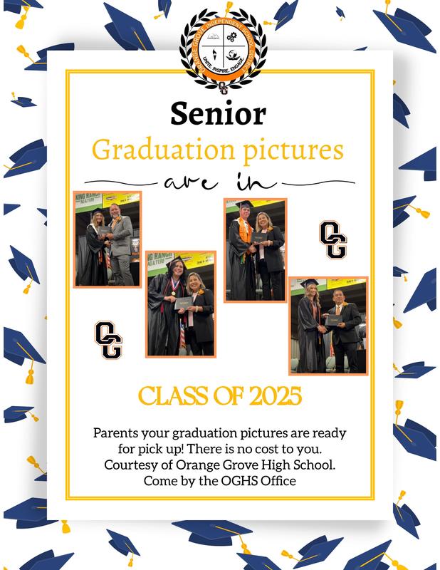 CLASS of 2025 SENIOR GRADUATION PICS ARE IN