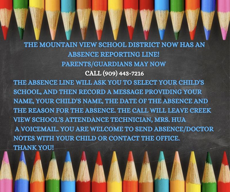 MVSD Absence Report Line