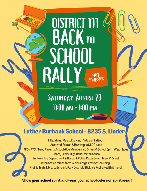 back to school rally