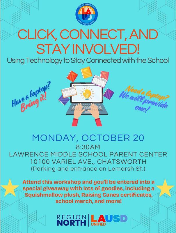 Parent Workshop - Lawrence MS - Monday, October 20 at 8:30 am