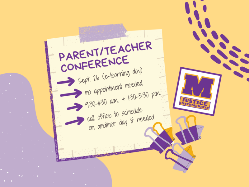 promo graphic - JIS parent/teacher conferences September 2025