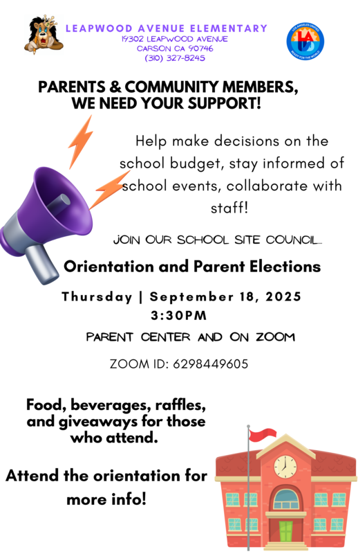 SSC Orientation flyer