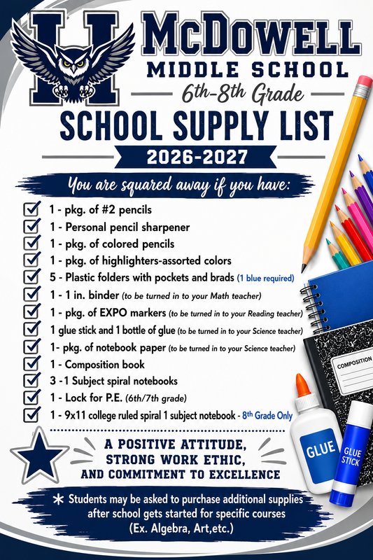 School Supply List