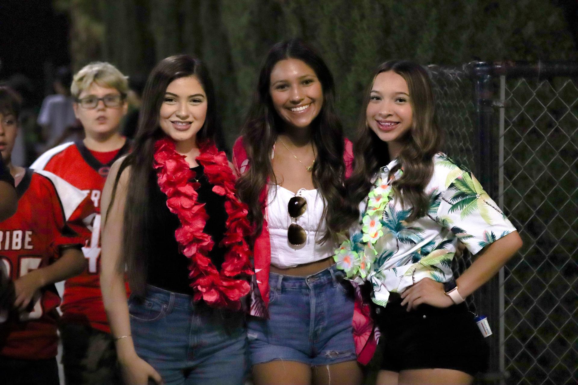 Students, faculty and players enjoying the game vs. Parlier