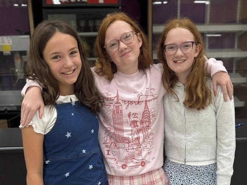 photo - friends at Justice Intermediate School in August 2025