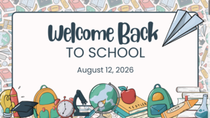 First day of School 8.12.26