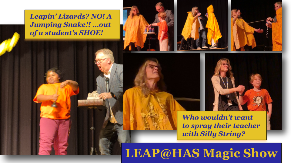 LEAP students participated in a Magic Show at Hillside Ave School