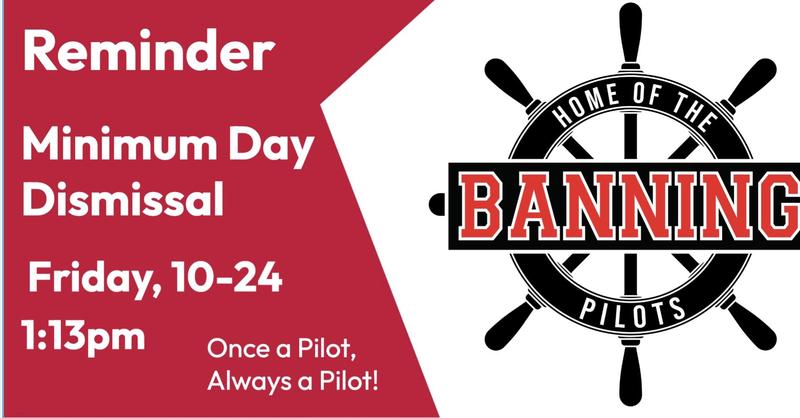Minimum Day Dismissal at 1:13pm - Friday, 10/24/25
