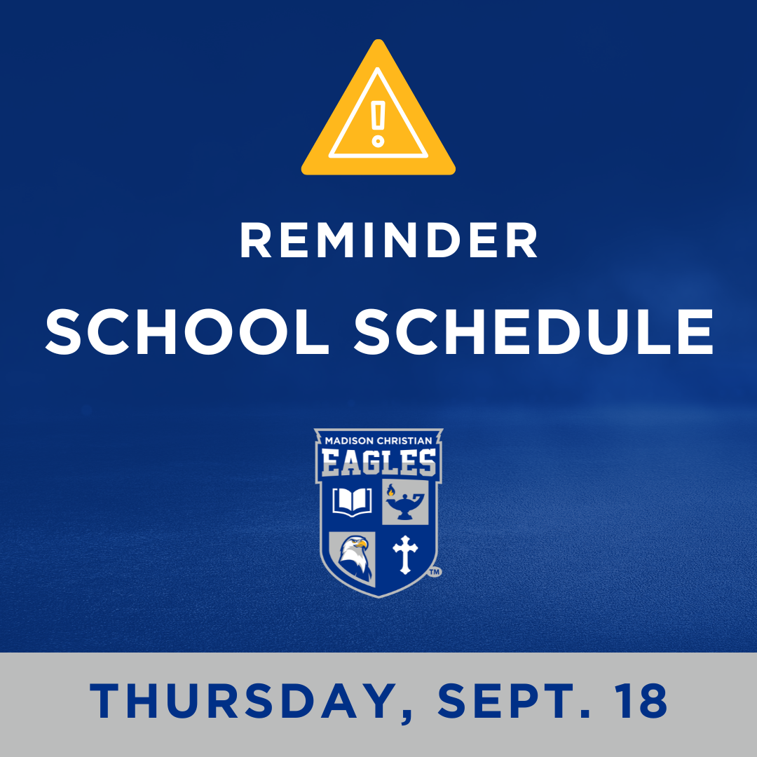 Sept 18 Schedule