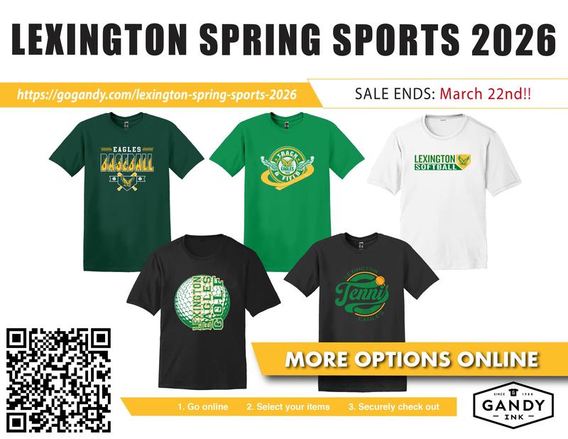 LAA Online Spirit Wear Store Flyer