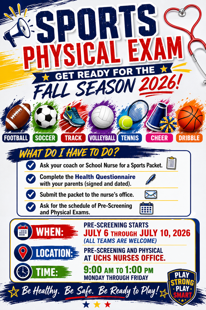 Medical Exam Flyer
