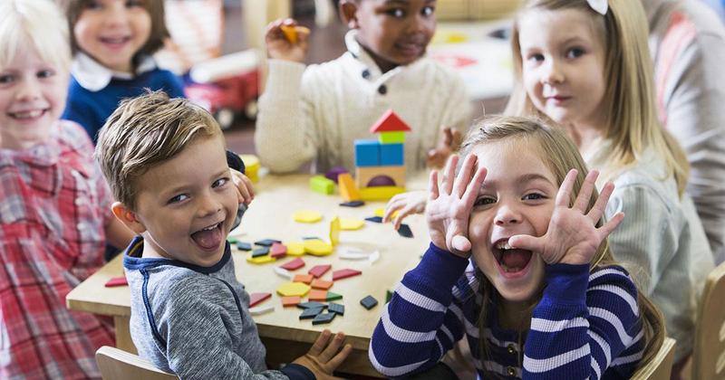 Children in an art club