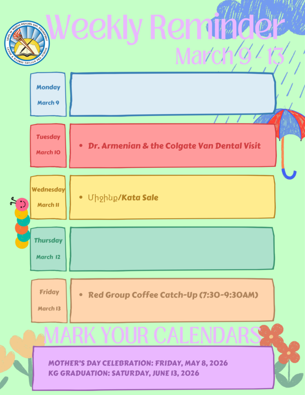 Weekly Reminder Featured Photo