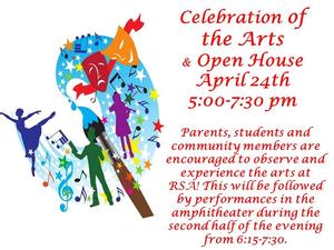 Celebration of the Arts / Open House Thursday, April 21st