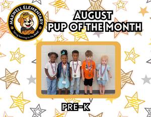 PreK Pups of the Month
