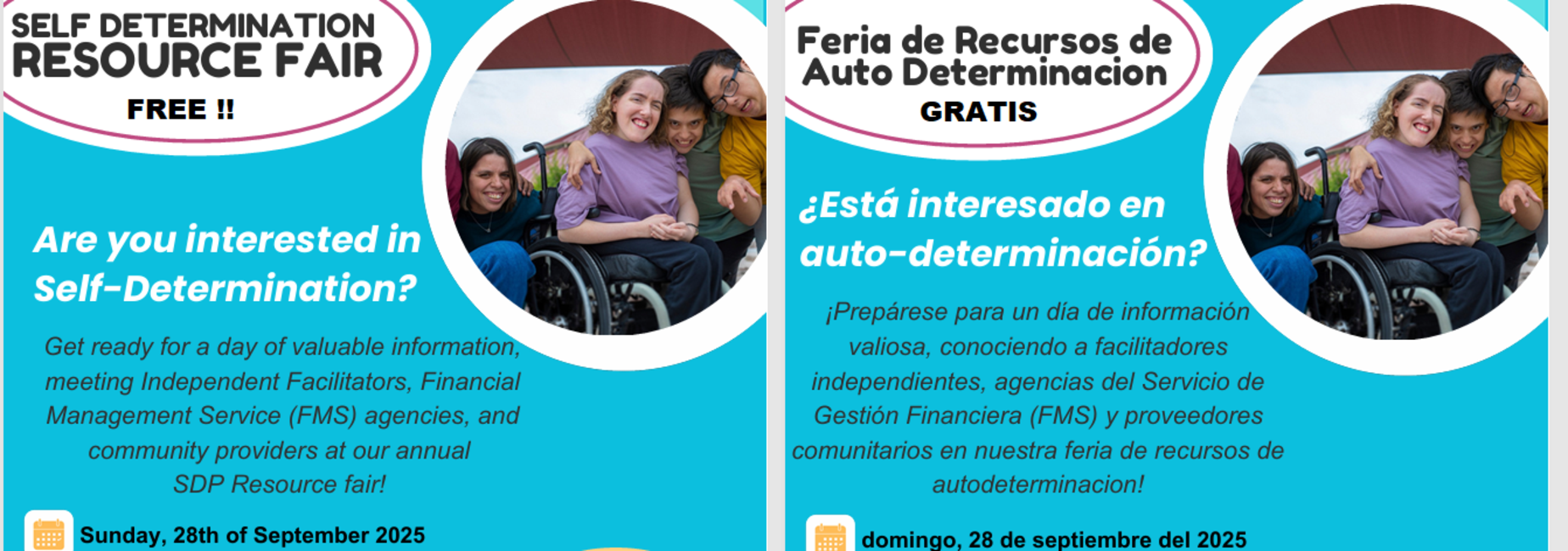 Self-Determination Resource Fair September 28th