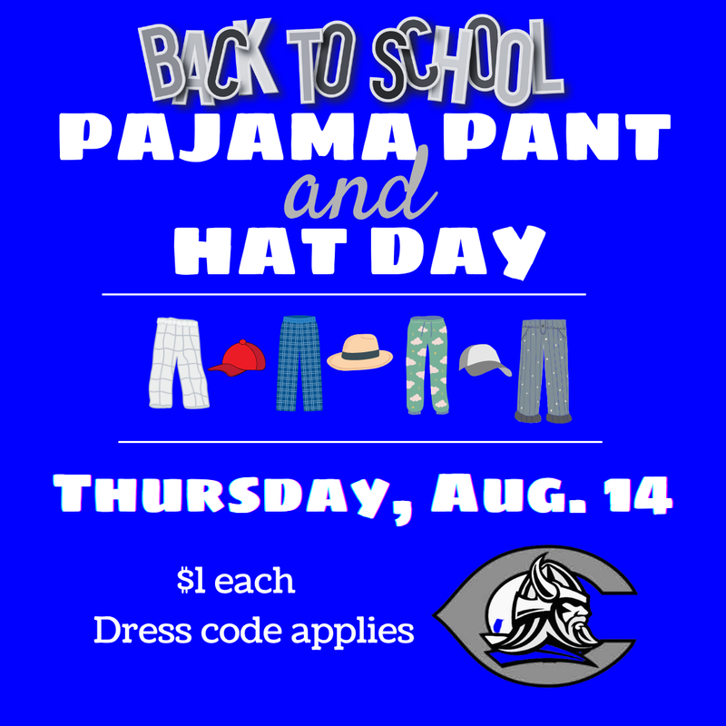 PJ Pant & Hat Day August 14th