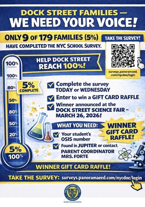 Flyer for school survey