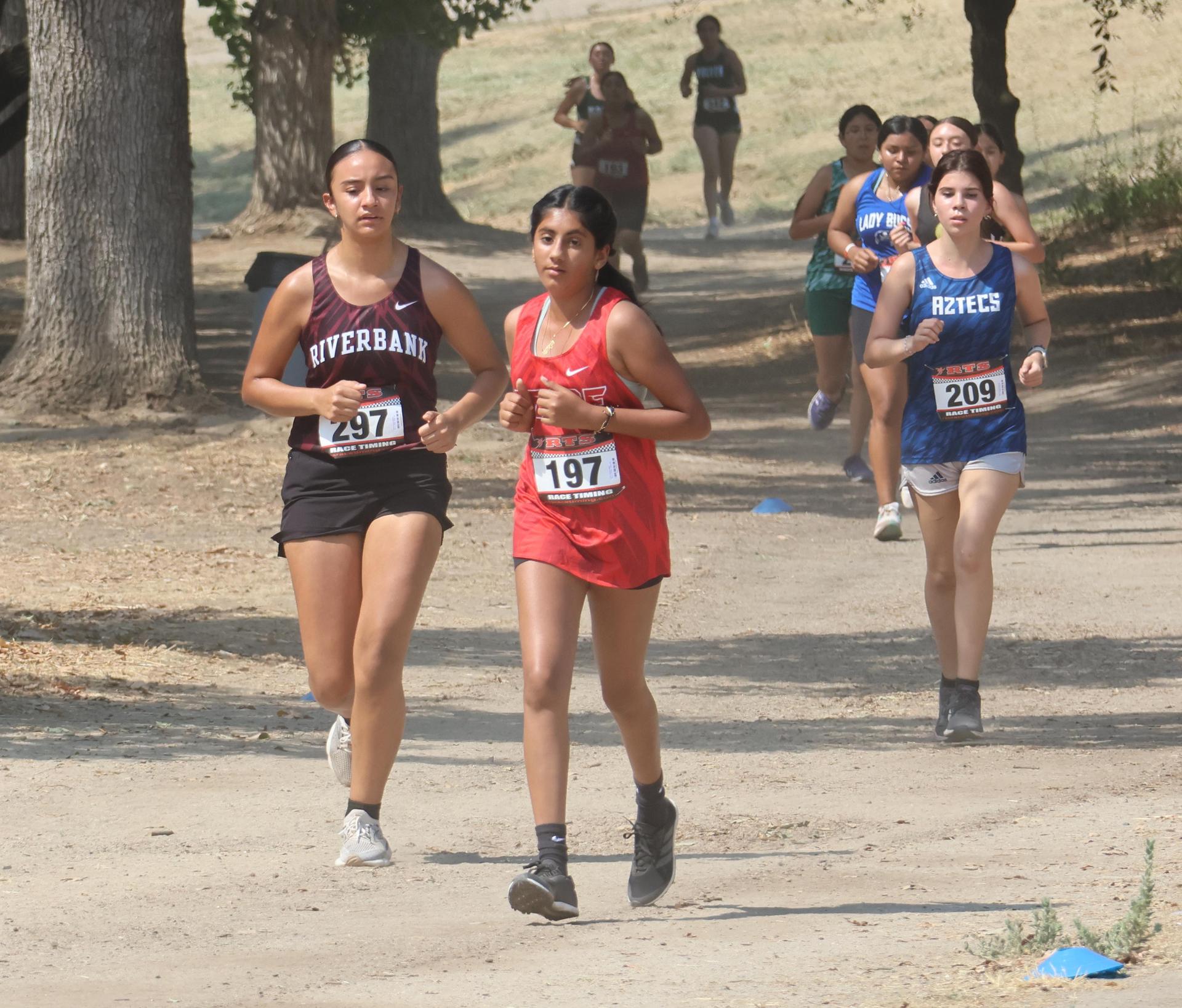 cross country runners in action at woodward park