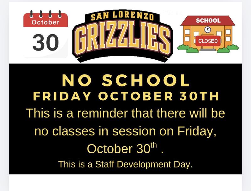 No school in session October 30th Featured Photo
