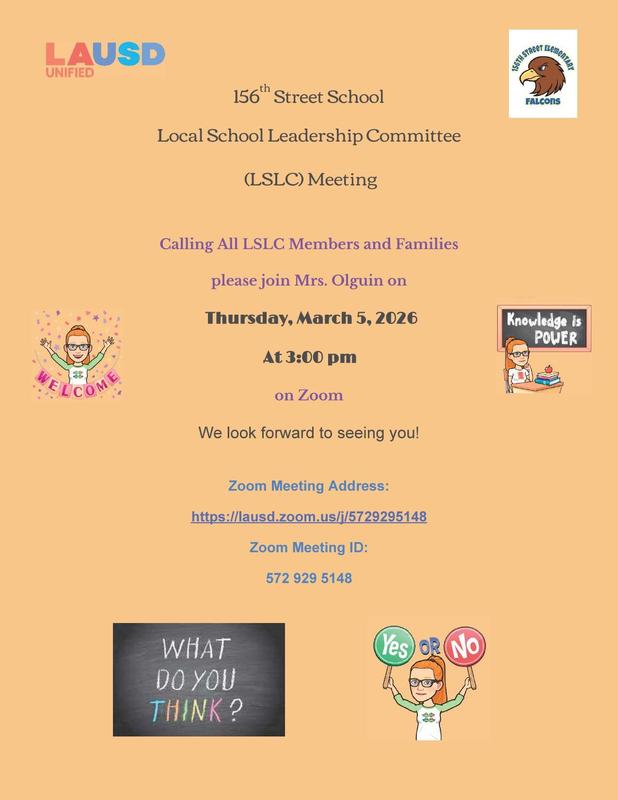LSLC meeting on 5/14/26 at 3 pm via Zoom