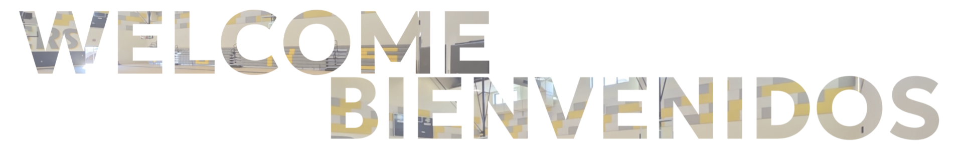 welcome sign on page