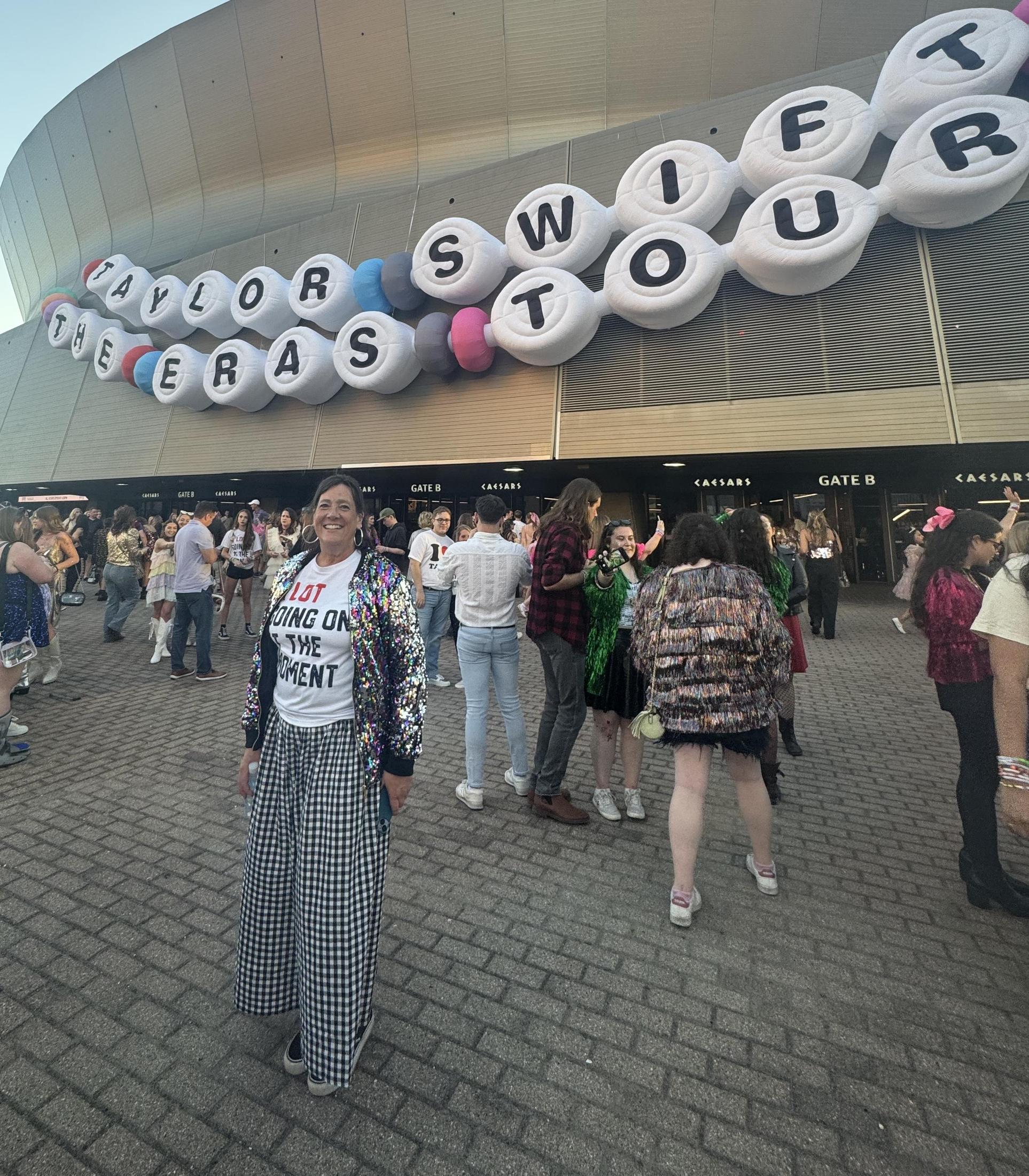 Melissa at the Taylor Swift concert