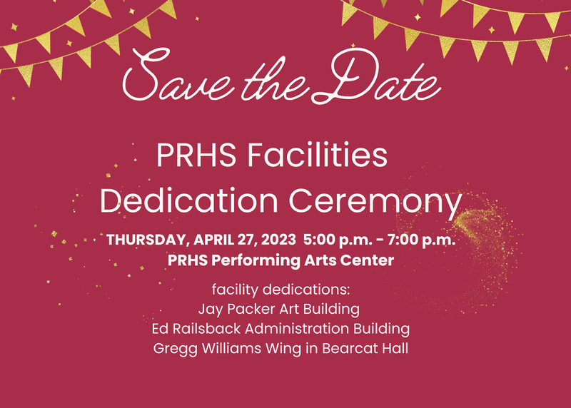 Facility Naming Ceremony  - SAVE THE DATE image
