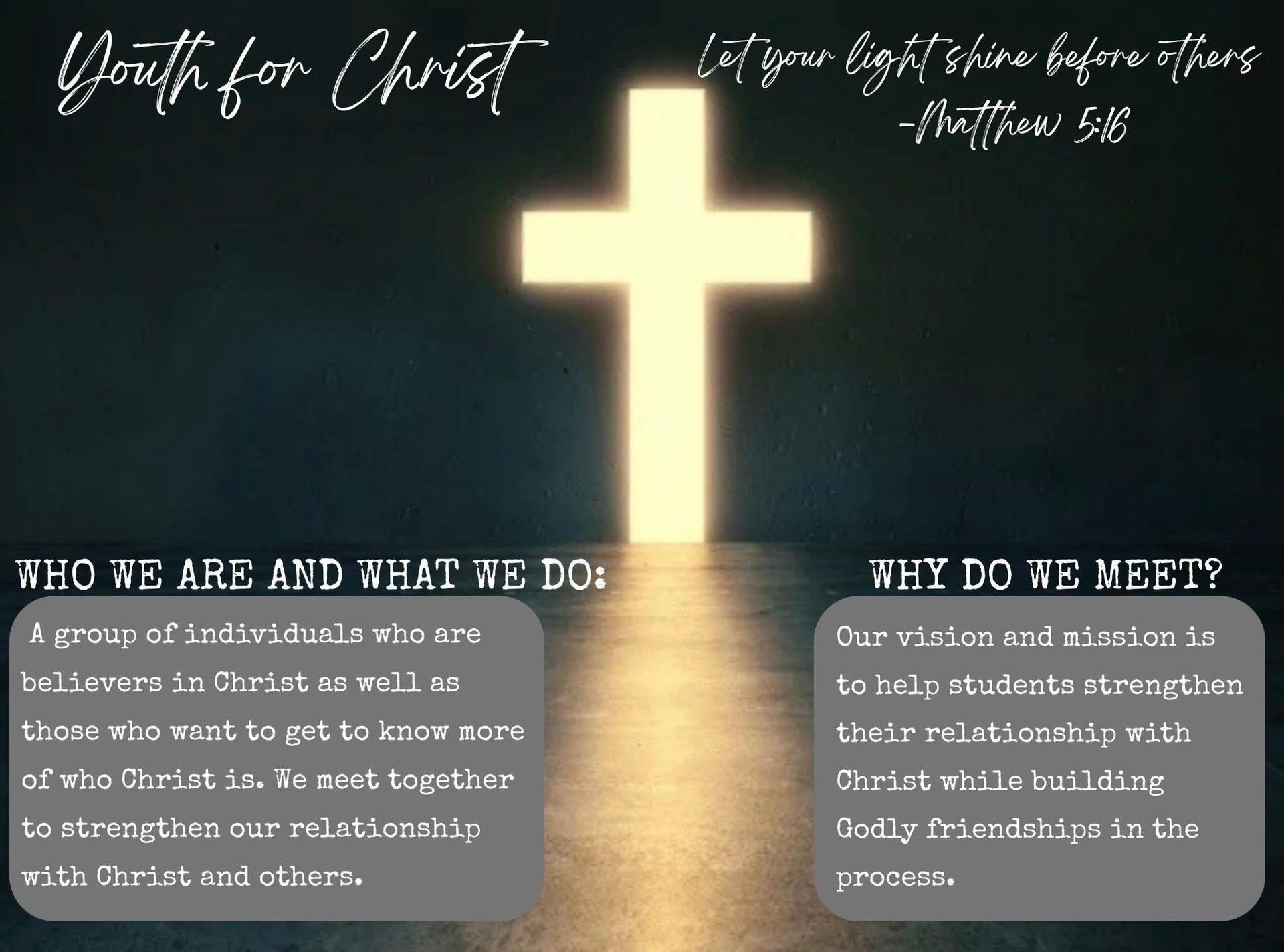 Youth For Christ Meeting Dates