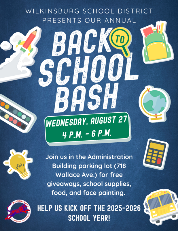 back to school bash flyer in english