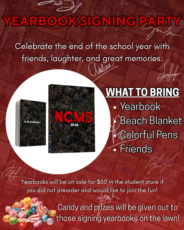 Yearbook Signing Party - May 27th Featured Photo