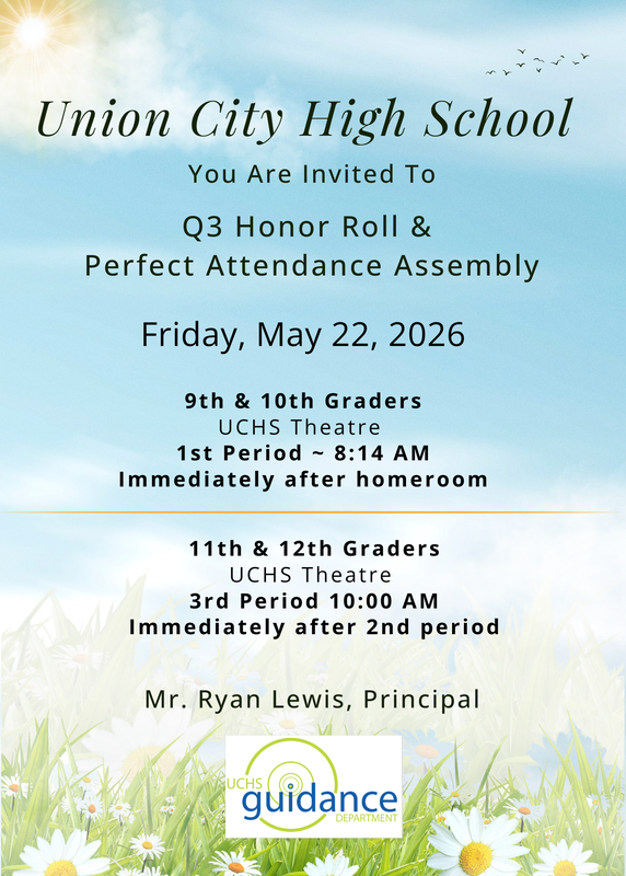 Assembly Flyer for Union City High School