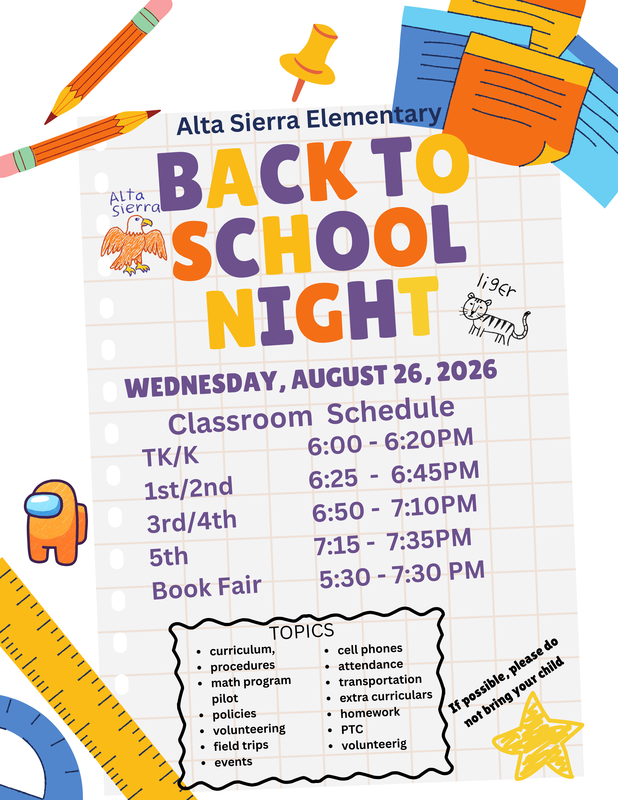 back to school night