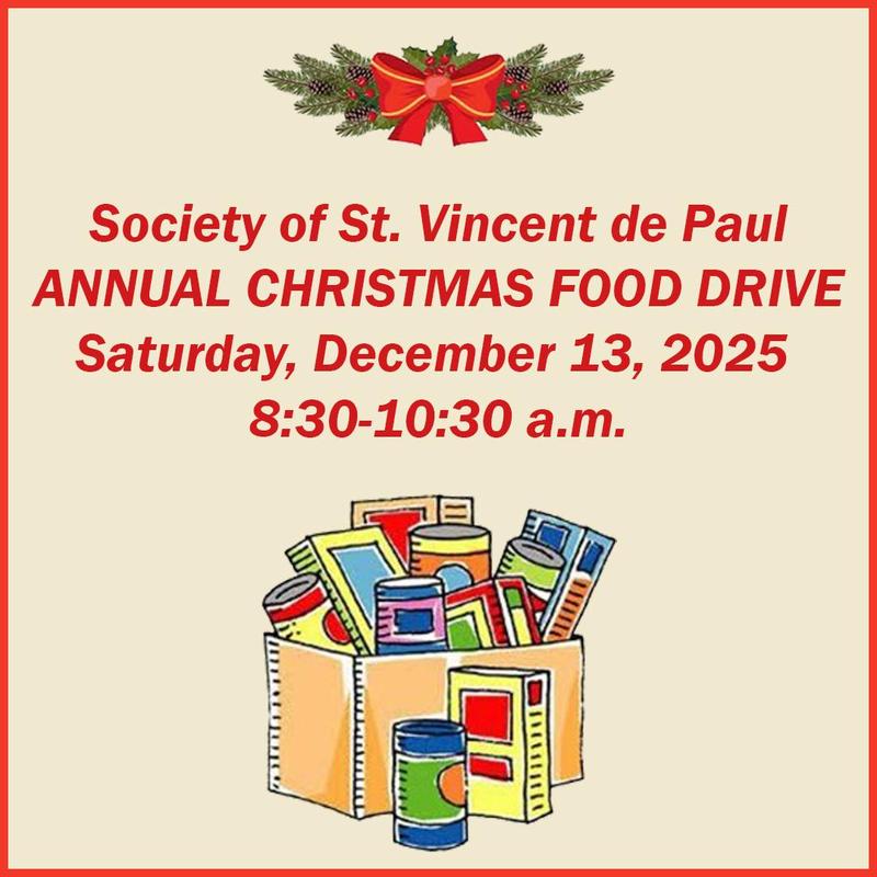 SVdp Christmas Food Drive