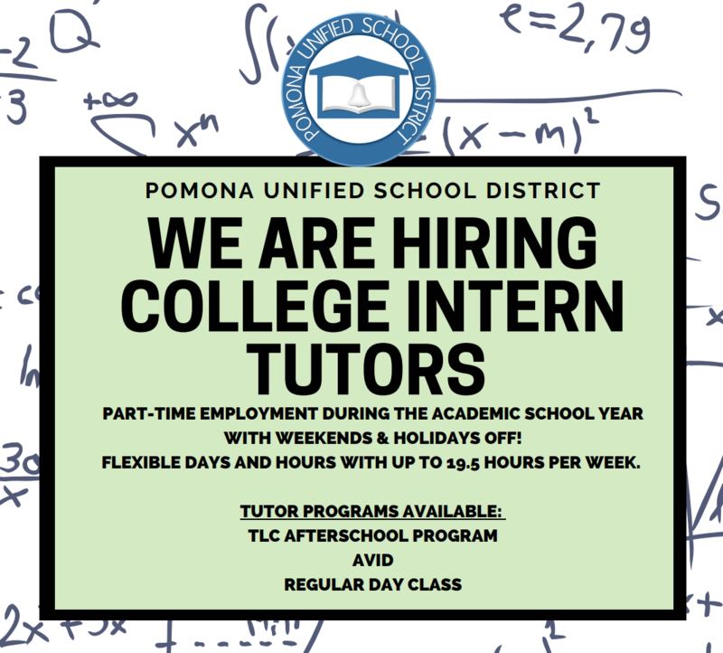 WANTED: College Intern Tutors Featured Photo