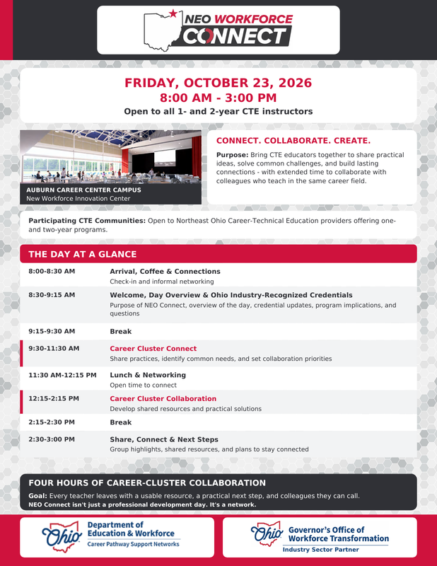flyer with agenda