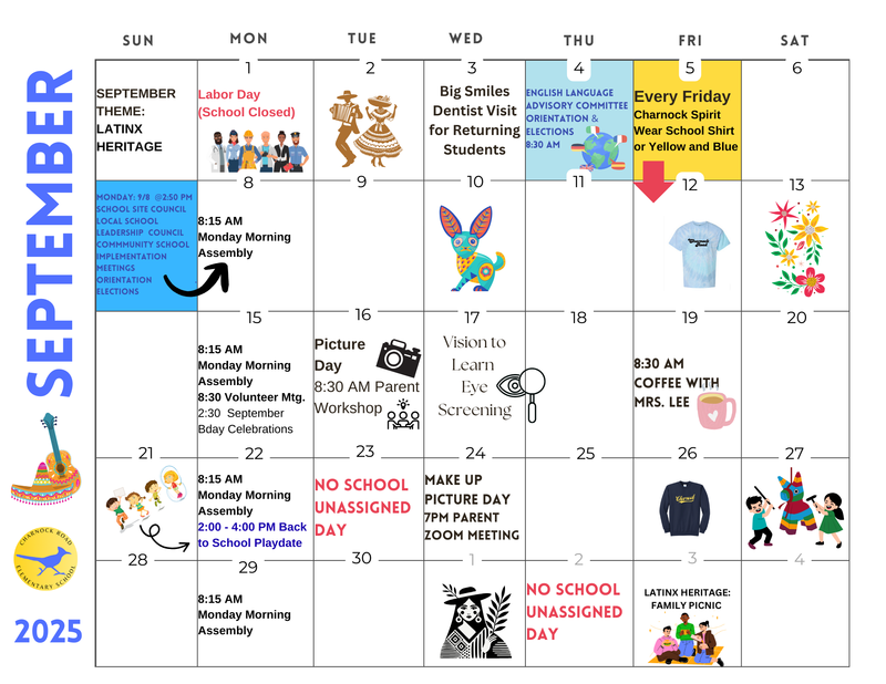 September Calendar