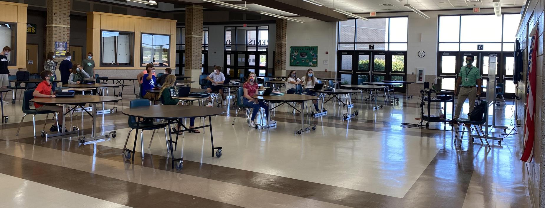 learning in the cafeteria